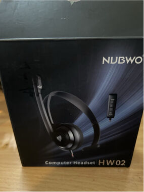 Nubwo Computer Headset HW02 Black Wired
